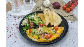 Omleta ham and cheese