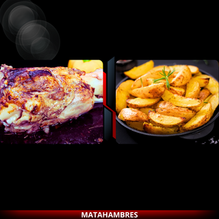 COMBO CODILLO DE JAMÓN + PATATAS ASADAS 