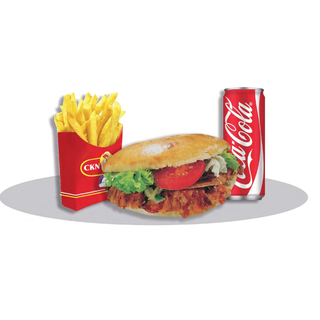 Panino kebab menu