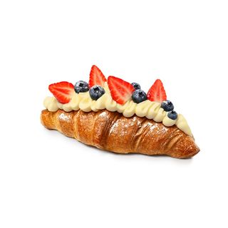 Croissant Francuski Z Kremem Mascarpone i Owocami