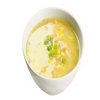 13. Sopa de maíz con carne de cangrejo