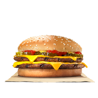 Doble cheeseburger menú 