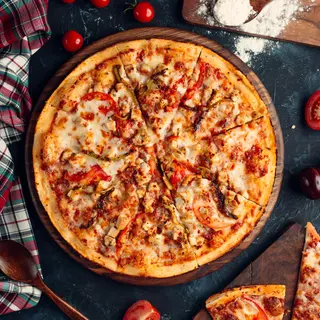 Pizza Pompeya BBQ Crispy (Mediana)