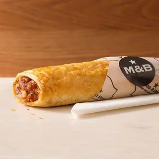 Beef, Brie And Caramelized Onion Sausage Roll