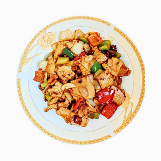 E7. Porc Gan-Bian ușor picant 干煸猪肉