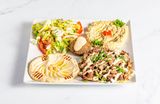 Combinado shawarma con ensalada (sin gluten/halal) - مشكل شاورما