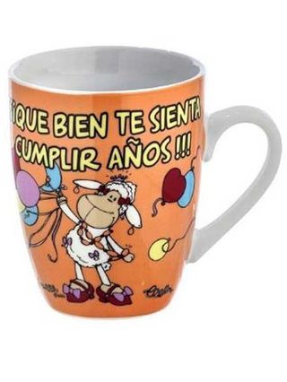 Taza "Que bien te sienta cumplir años"
