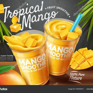 batido / smoothie de mango 580ml aprox