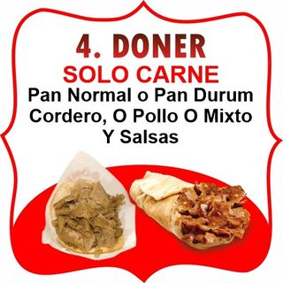 Doner Solo Carne (Grande)
