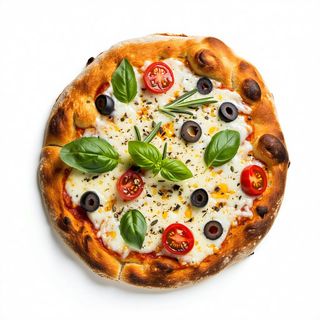 Pizza bianca - capricciosa