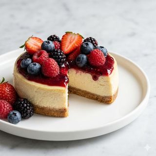 Cheescake frutti di bosco 4 persone