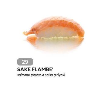29. Nigiri sake flambe 4 pezzi
