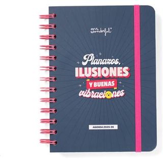 Mr Wonderful Agenda 2025 26 Pequeña Semana Vista Planazos Ilusiones Y Buenas Vibraciones - 8445641063564