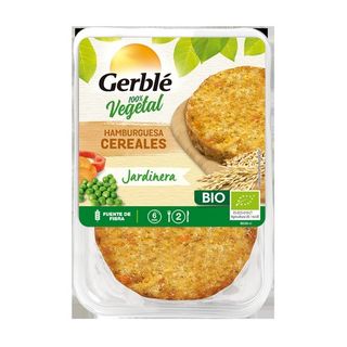 Hamburguesa De Cereales Jardinera Gerblé Bio, Bandeja 160 G (17847401)