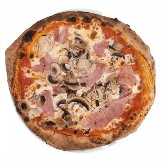 Pizza Prosciutto E Funghi (30 Cm.)