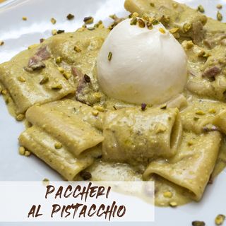 Paccheri al pistacchio
