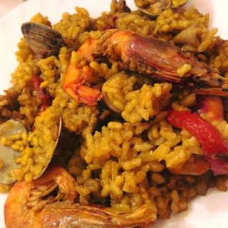 Paella de marisco