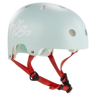 Шолом Rio Roller Script matte teal, Матовий м'ятний, 49-52