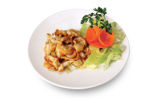 Seppie alla piastra con verdure