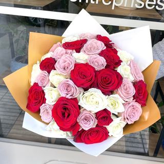 Bouquet De 35 Roses Mix