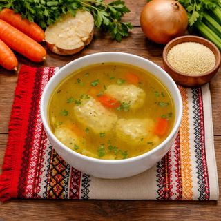 Supă de pui cu găluște