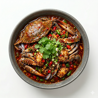 Cangrejo picante salteado (香辣蟹)