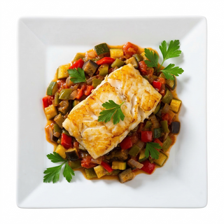 Bacalao Con Pisto