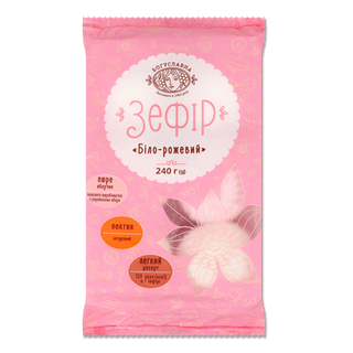 Зефір «Богуславна» біло-рожевий (240г)