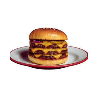 Burger Triplu Cheeseburger