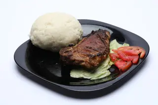 Ugali Pork Dry Fry 