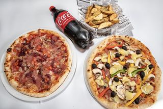 Menú 2 Pizzas + Bebida