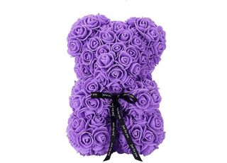 Мече, лилаво, малко, в луксозна кутия