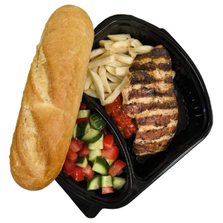 Порция с пилешко филе