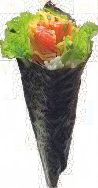Temaki  spicy salmon - 1 pezzo