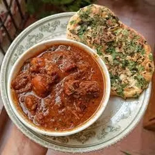 Mutton Curry With Naan