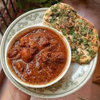 Mutton Curry With Naan