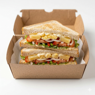 Sándwich Vegetal Con Piña