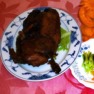 1/2 Pato Crujiente Con Crepe