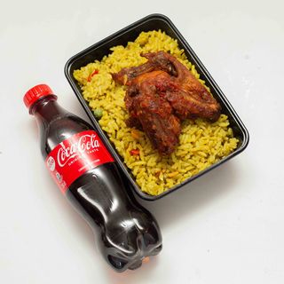 Fried Rice with Chicken Coca -Cola