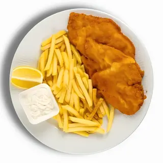 Pohani pileći file & pommes frites