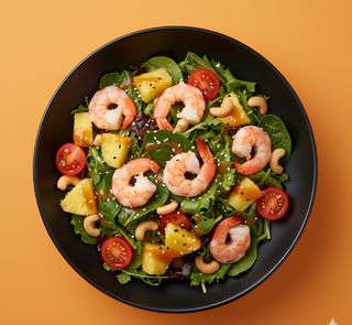 Prawn e Pineapple Salad