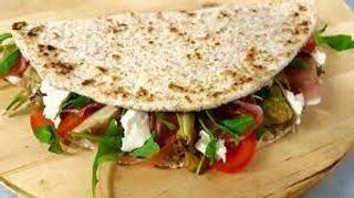 Piadina funghi freschi
