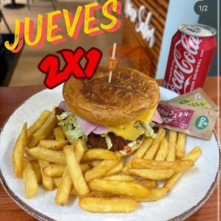 Hamburguesa de pollo tipo crispi