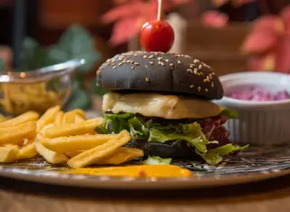 Halloumi burger