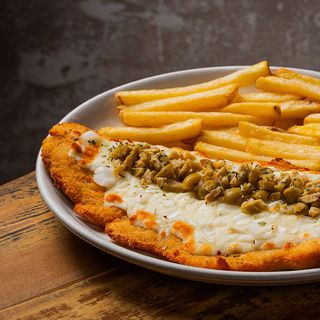 Milanesa Fugazzeta