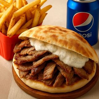 Kebab A Elegir + Patatas + Bebida