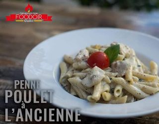 Penne poulet à l'ancienne