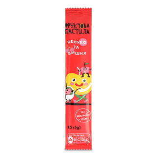 Пастила фруктова «Премія» яблуко та вишня (15г)