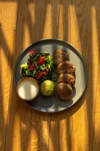 Polpette mealthie con fonduta