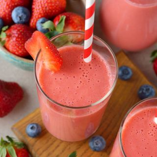 Batido Natural De Fresas
